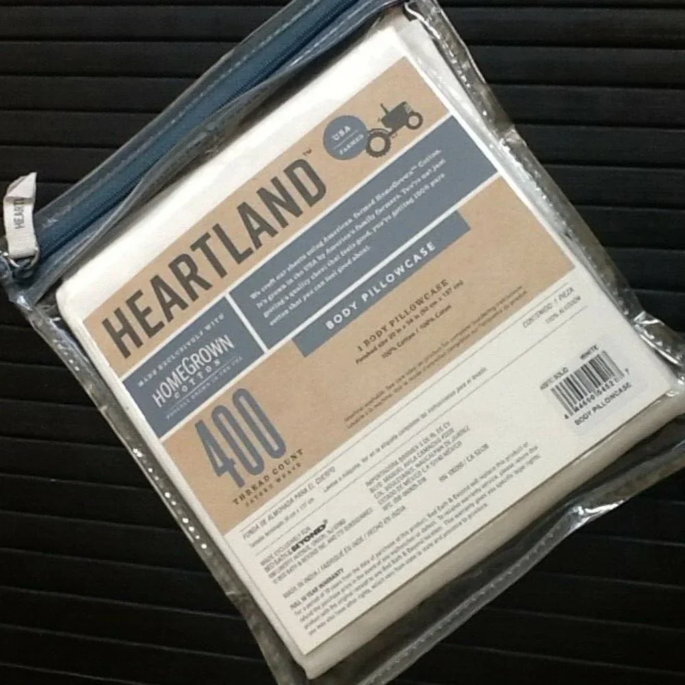 1 new WHITE color Heartland 100% Cotton 54